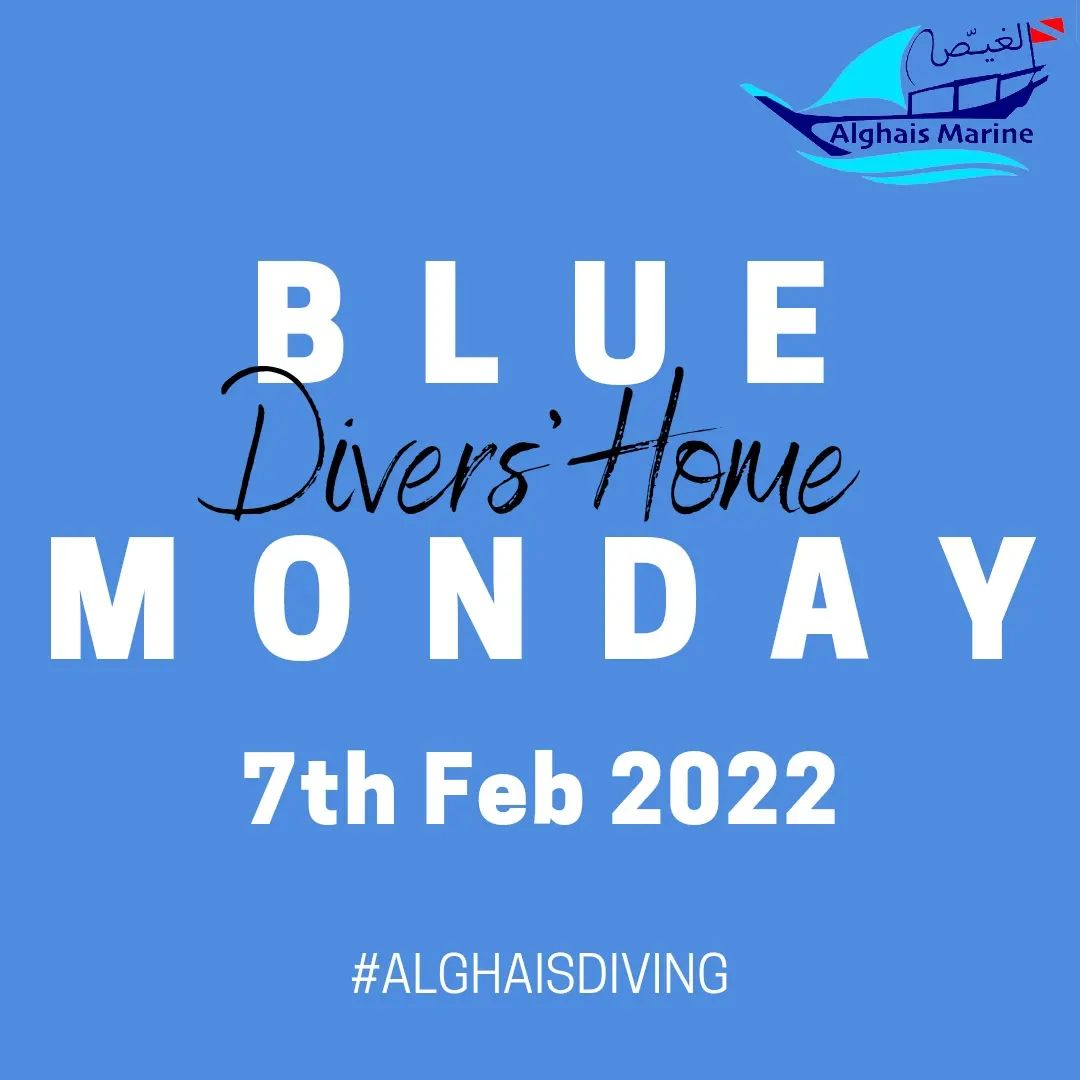 February has started
And the first Monday is coming on the 7th of Feb, and that Monday is called the Blue Monday
Let's meet our beloved dive buddies and friends 🤩🤗
Going to discuss few topics
• Diving in Winter
• Safety on boats
• Different types of BCD
Will have some light snacks for dinner and our usual discount on that day.
Looking forward meeting you all 🙏🏼🤗
شهر فبراير وصل واول اثنين فيه بيكون يوم ٧ وهذا احنا نسميه يوم البلومانداي
ننتظر هذا اليوم من كل شهر علشان نقابل زمايلنا واصدقائنا في رياضة الغوص
بنتكلم هذه المرة عن 
• الغوص في الشتا
• سبل الأمان على الطراد
• انواع البي سي دي المختلفة
وبيكون هناك عشاء خفيف والخصم اللي متعودين عليه 
نشوفكم على خير جميعا باذن الله 🙏🏼🤗