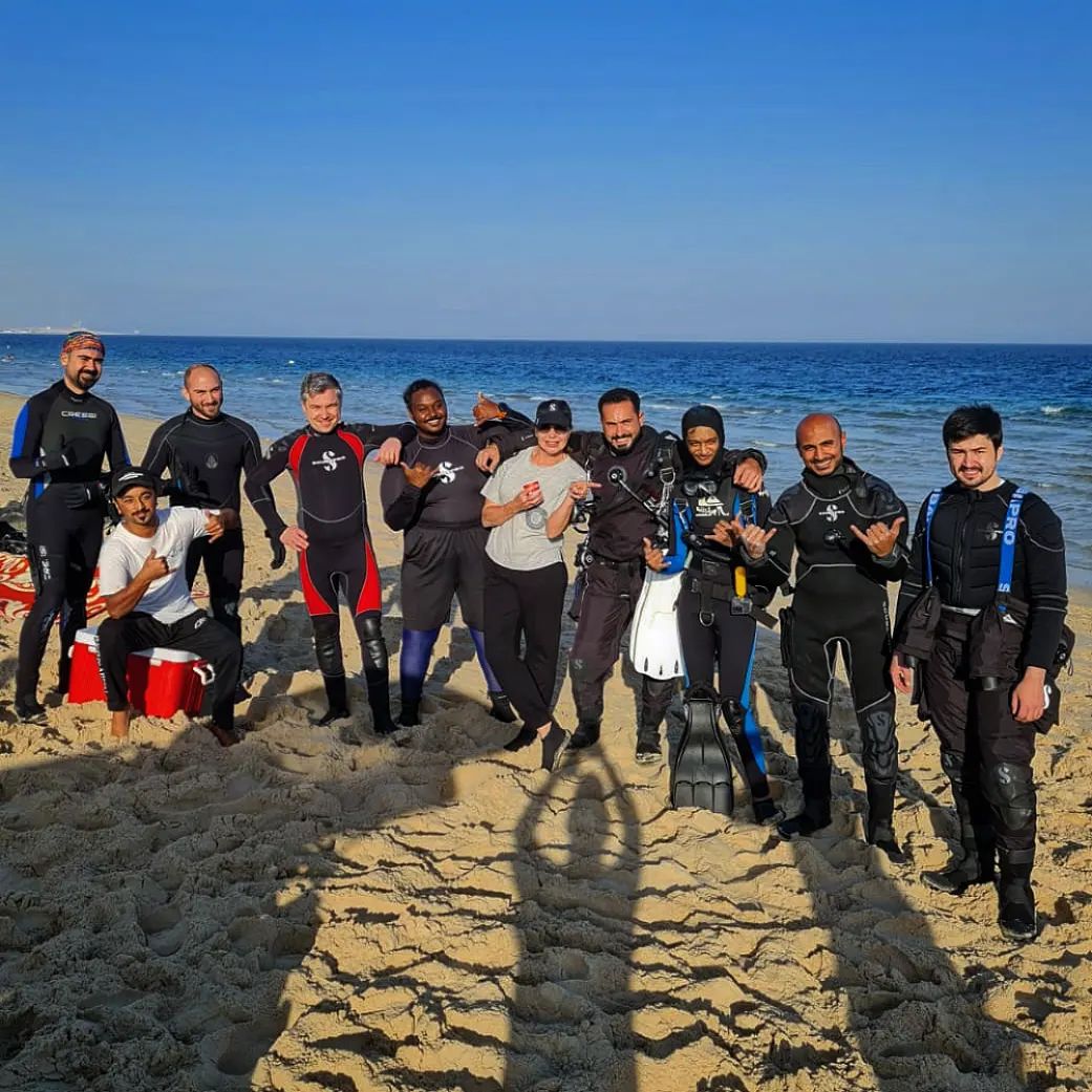 This weekend was special
Celebrated the return of Coach @ahmedelrefaey2612 and celebrated the birthday of @sai_thediver01 
Had a lovely great time with our old friends and our dive buddies
Such a beautiful day
Thank you everyone for making this day 🙏🏼🤗
#scuba #scubadiving #diving